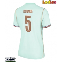 France Jules Kounde #5 Replica Away Shirt Ladies World Cup 2026 Short Sleeve